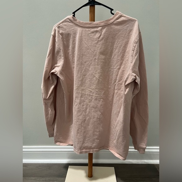 Carhartt Pink Long Sleeve Logo Tee Loose Fit size XL - Picture 5 of 6